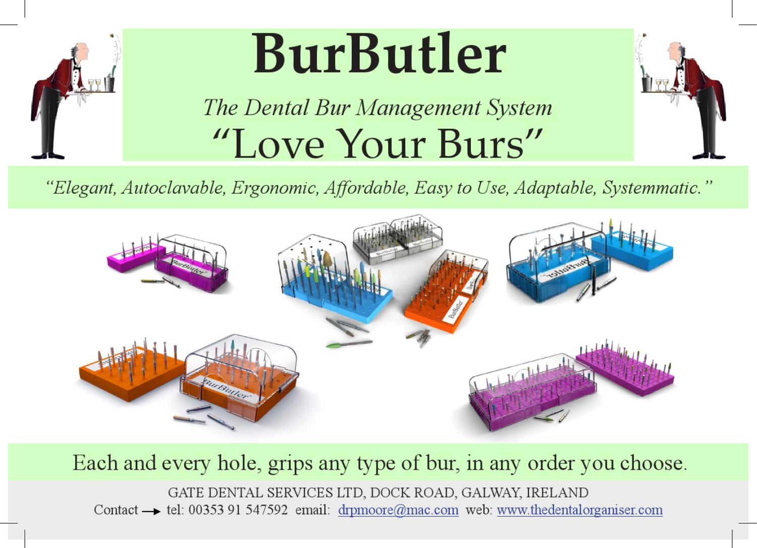 ISSUU BurButler The Dental Bur Management System by Gate Clinic