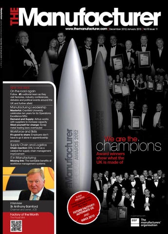 The Manufacturer December 2012