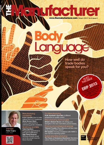 The Manufacturer March 2013