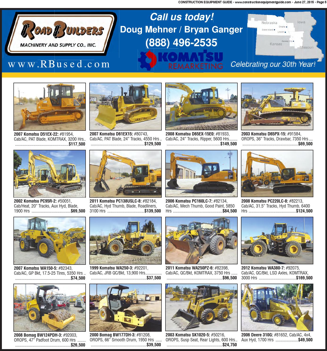 ISSUU West 13 2015 by Construction Equipment Guide
