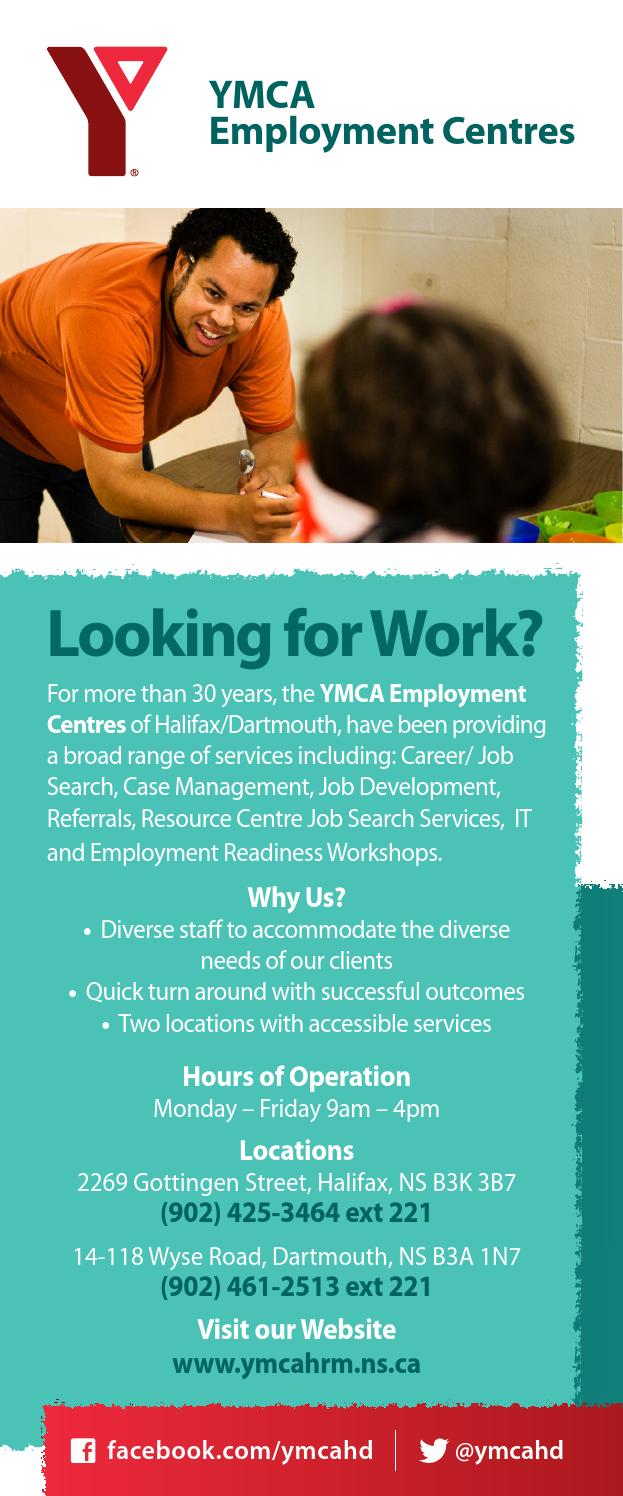 Looking for Work? by YMCA of Greater Halifax/Dartmouth