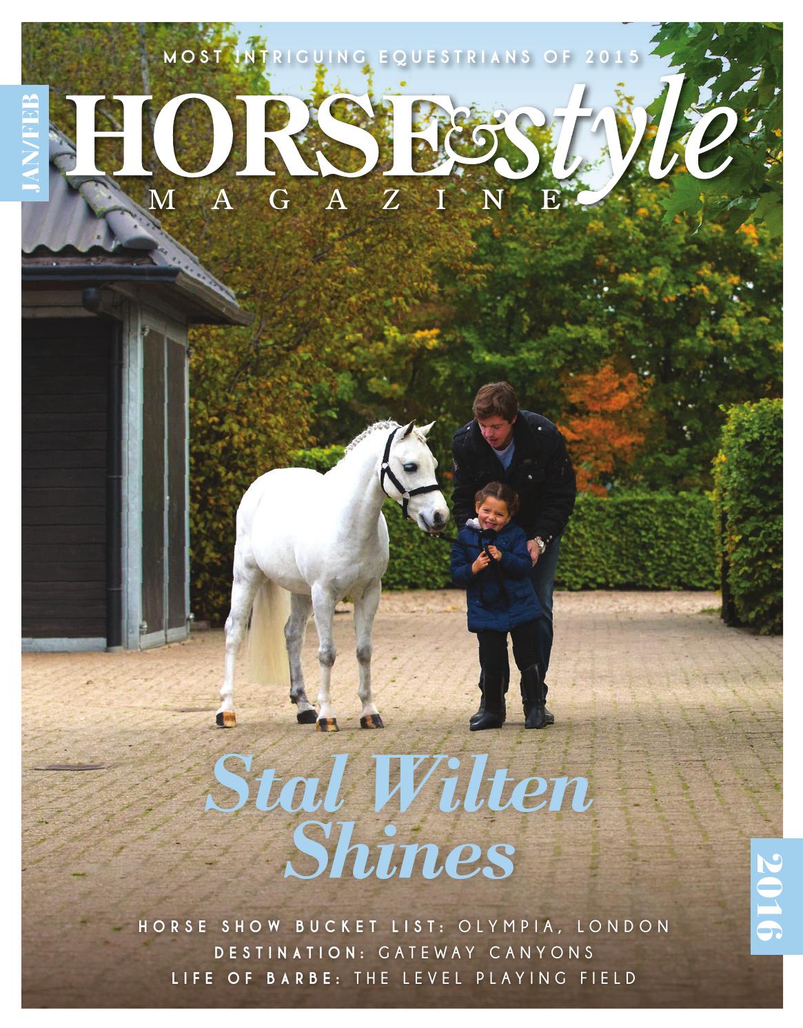 Horse Style Magazine Janfeb By Horse Style Horse Style Magazine Janfeb By Horse Style