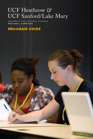 UCF Heathrow & UCF Sanford/Lake Mary Program Guide 2009-2010 UCF Heathrow & UCF Sanford/Lake Mary Program Guide 2009-2010
