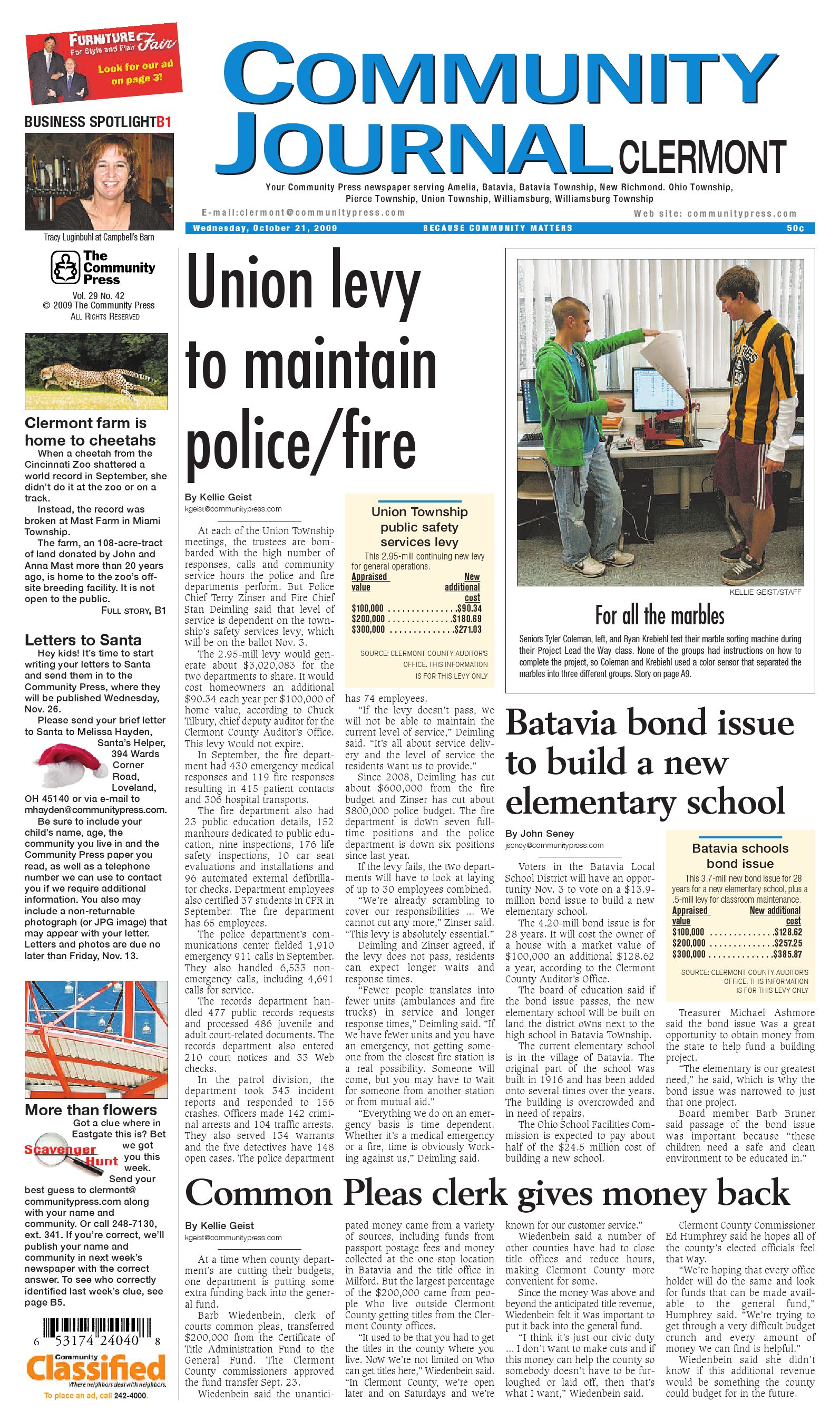 communityjournalclermont102109 by Enquirer Media issuu