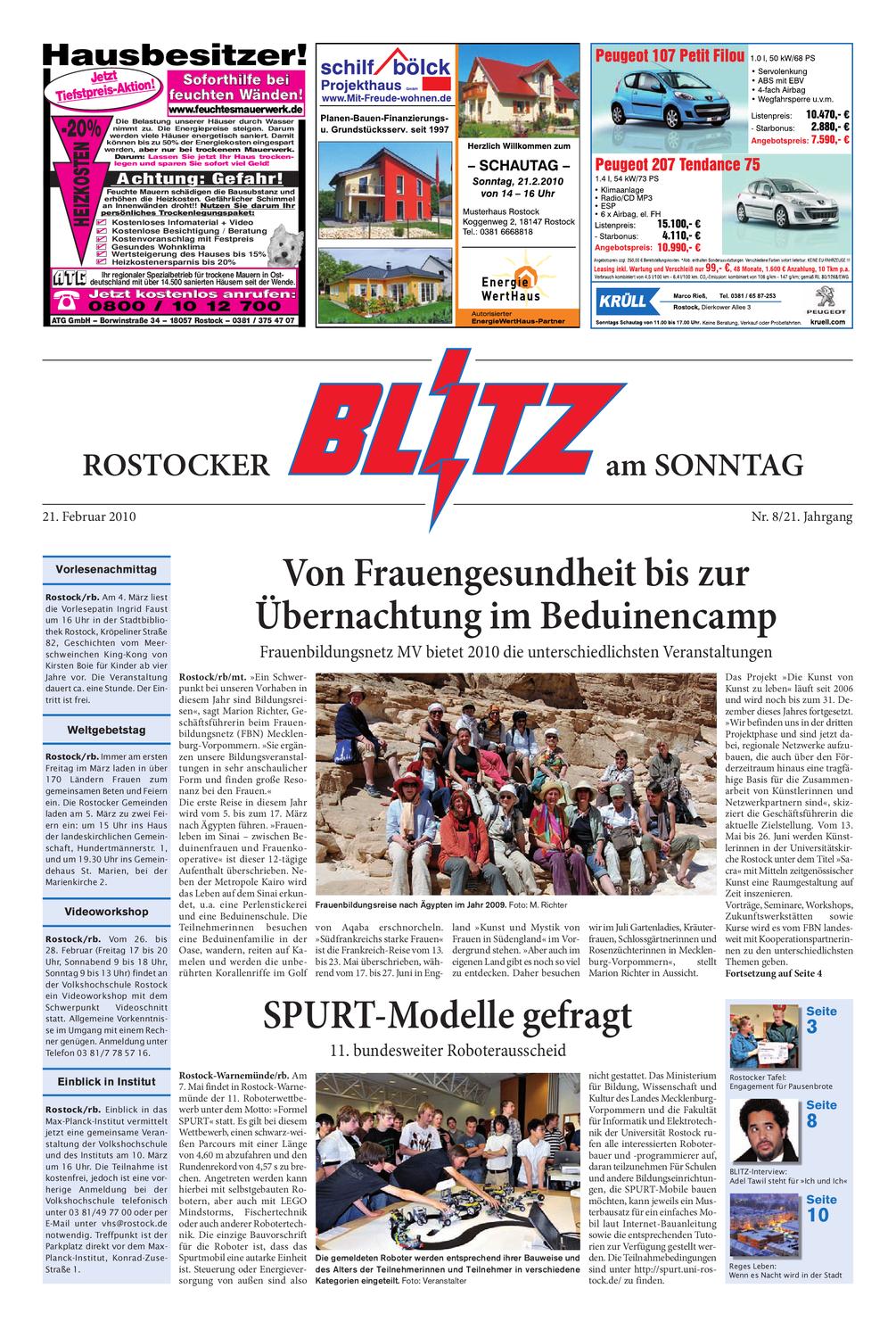 Rostocker Blitz vom 21.02.2010 by Blitzverlag issuu