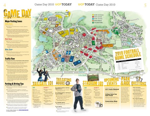 2010 UCF Gameday Map 2010 UCF Gameday Map