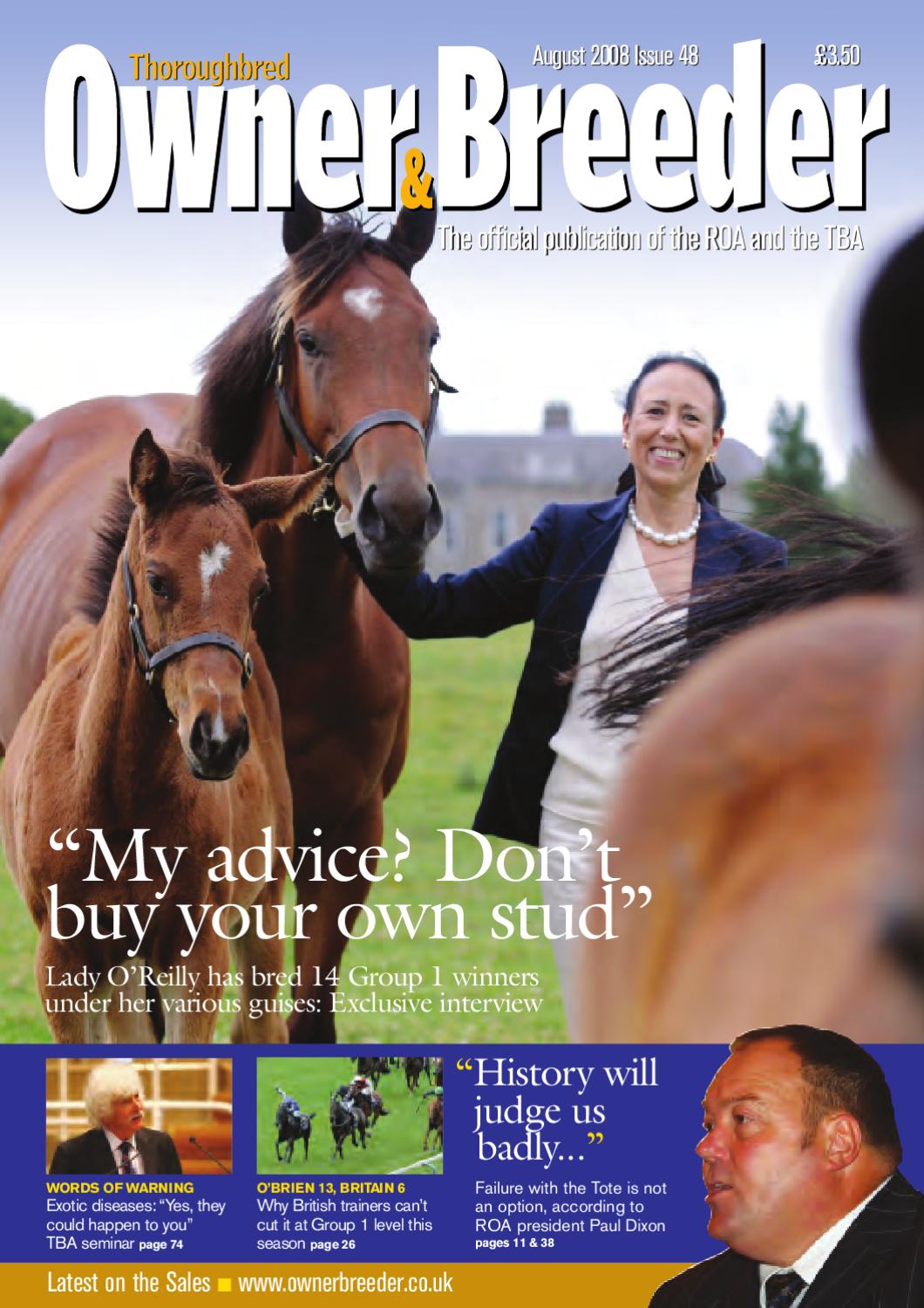 Ob june08 by racehorse owners association issuu