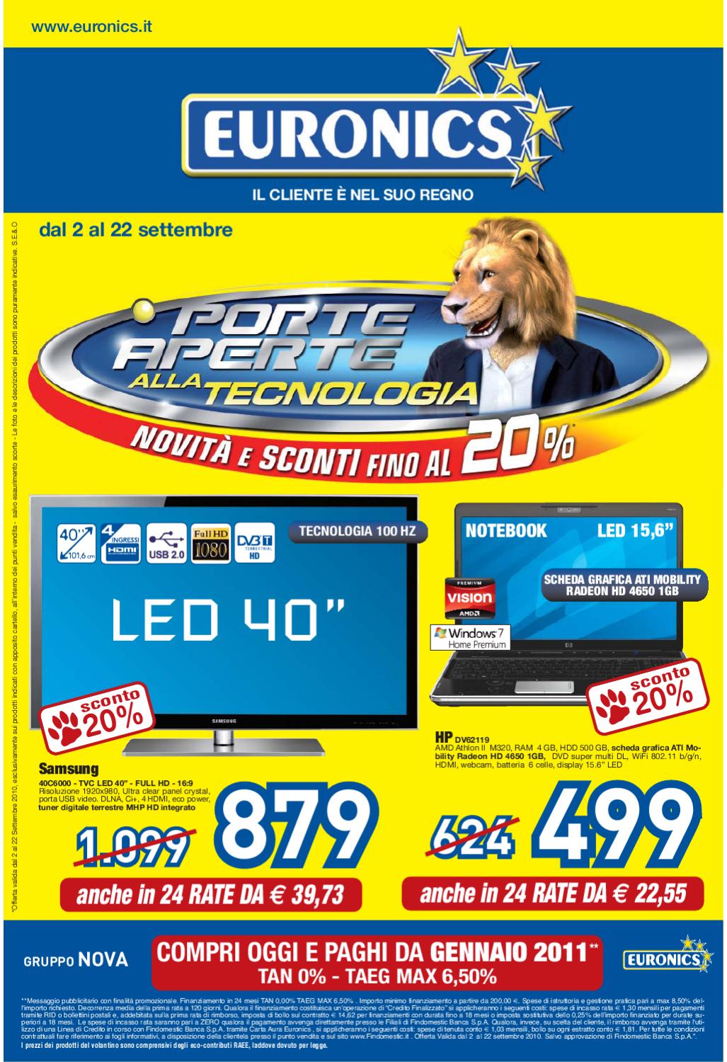 Volantino Nova by euronics italia spa issuu