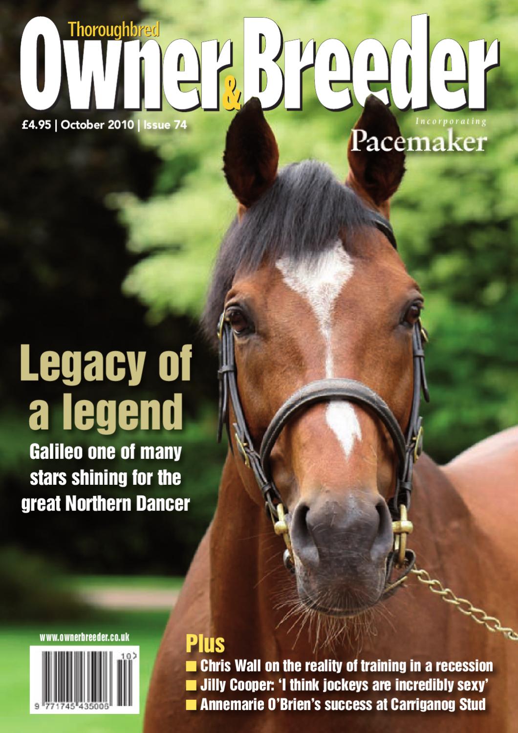 October 2010 Thoroughbred Owner Breeder by Racehorse Owners