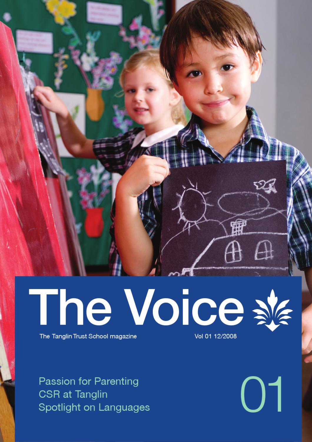 The Voice Issue 1 By Tanglin Trust School - Issuu