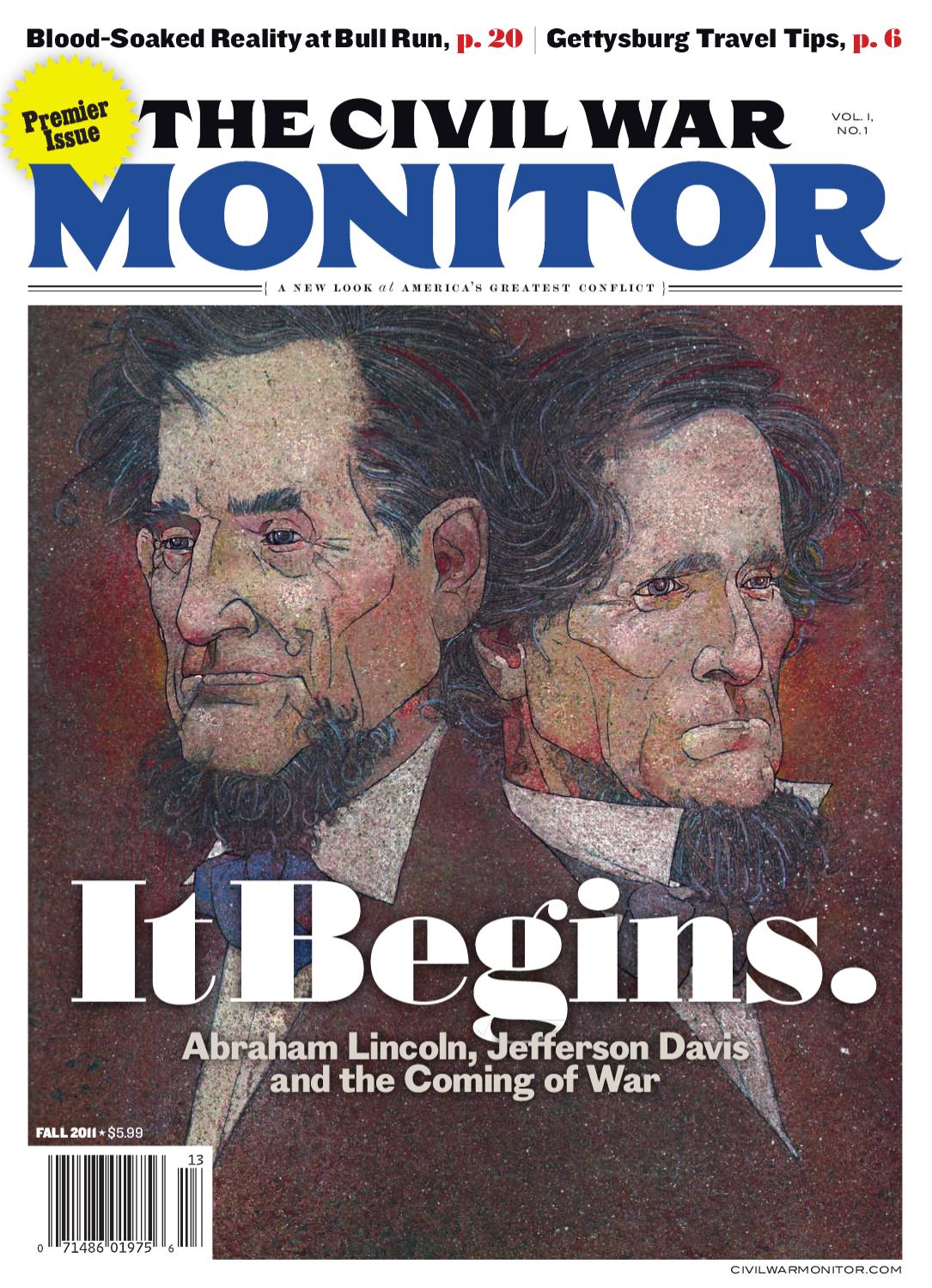 The Civil War Monitor, Vol. 1, No. 1 by The Civil War Monitor (page 1