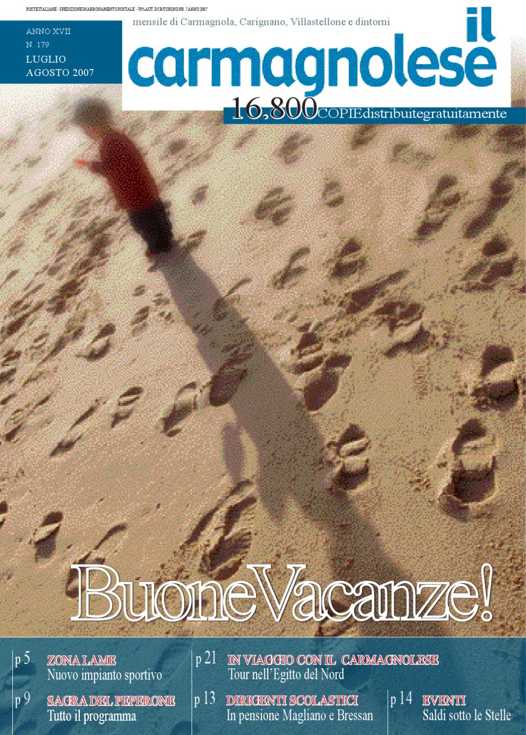 Il carmagnolese luglio 2007 by redazione il carmagnolese issuu