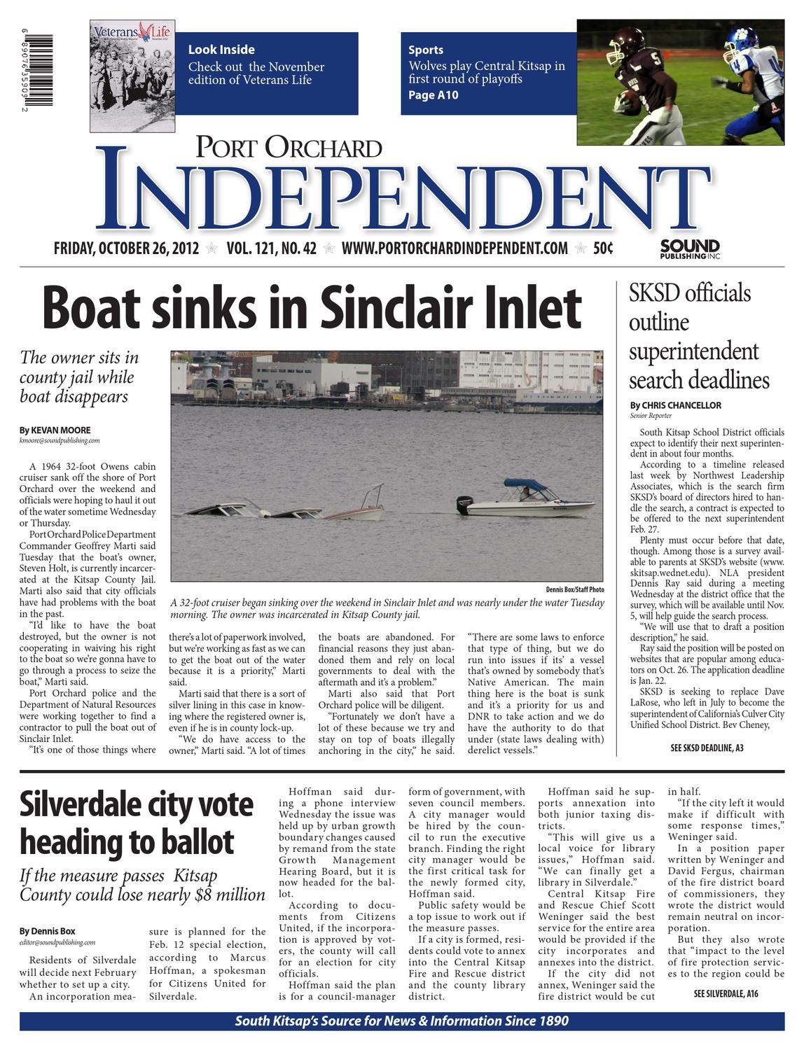 Port Orchard Independent October 26 2012 By Sound Publishing Issuu Port Orchard Independent October 26 2012 By Sound Publishing Issuu