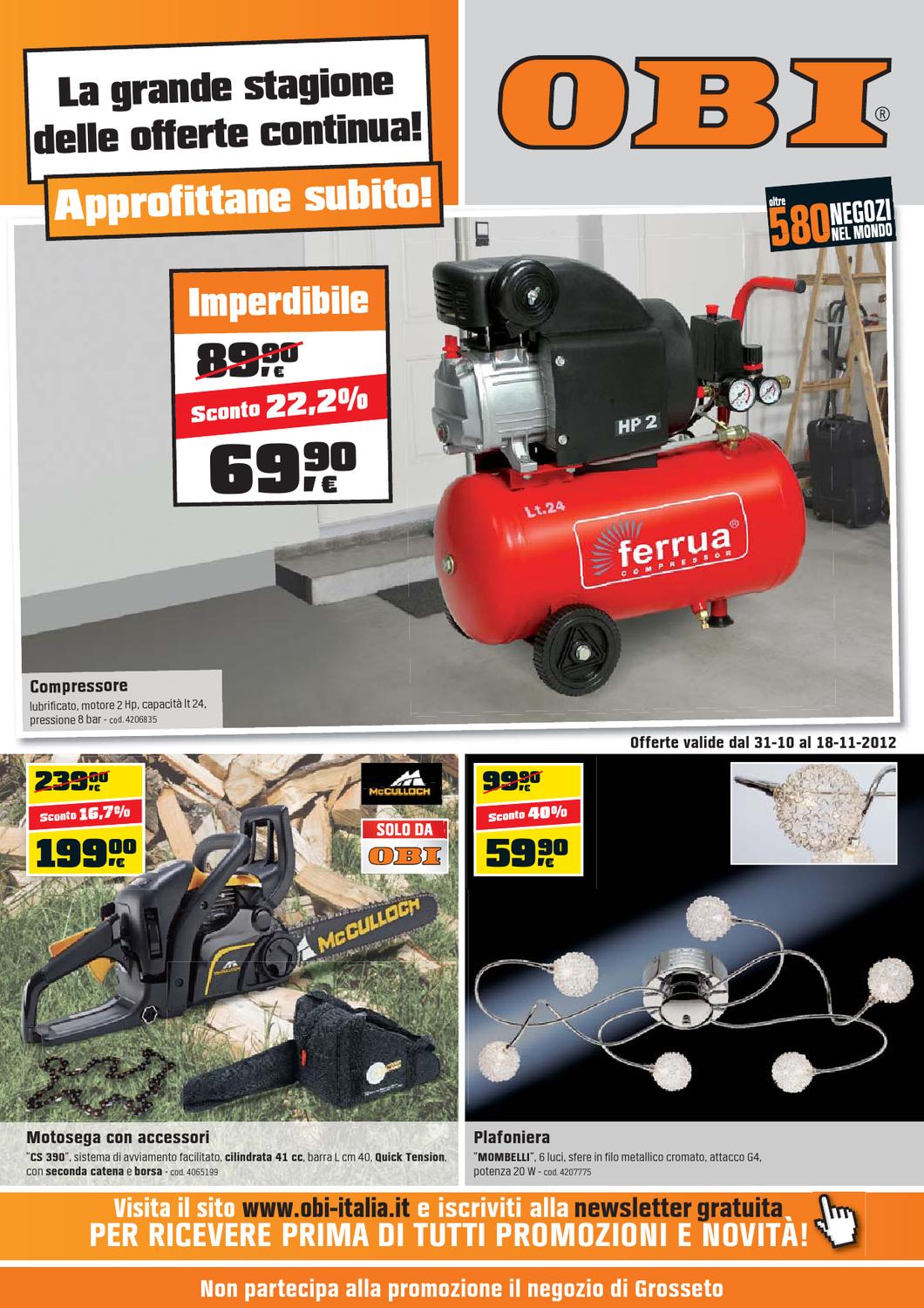 Volantino obi novembre 2012 by area12 shopping center torino issuu