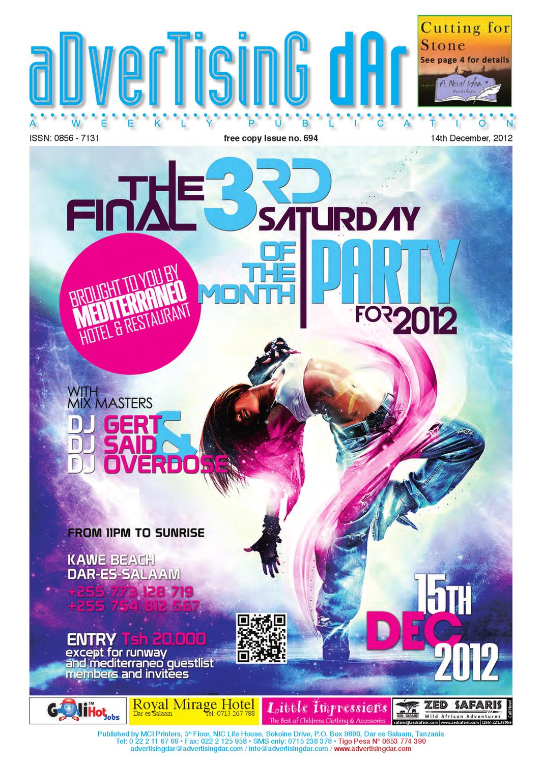 Advertising Dar Issue N 694 14th December 2012 By Advertising Advertising Dar Issue N 694 14th December 2012 By Advertising