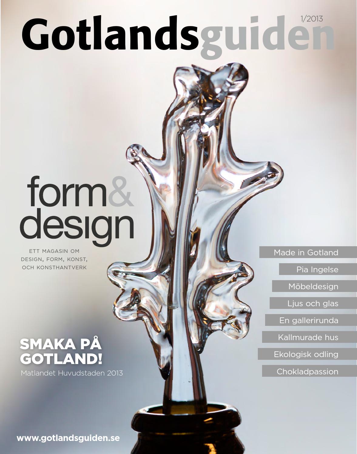 Gotlandsguiden form & design 2014 by gotlandsguiden issuu