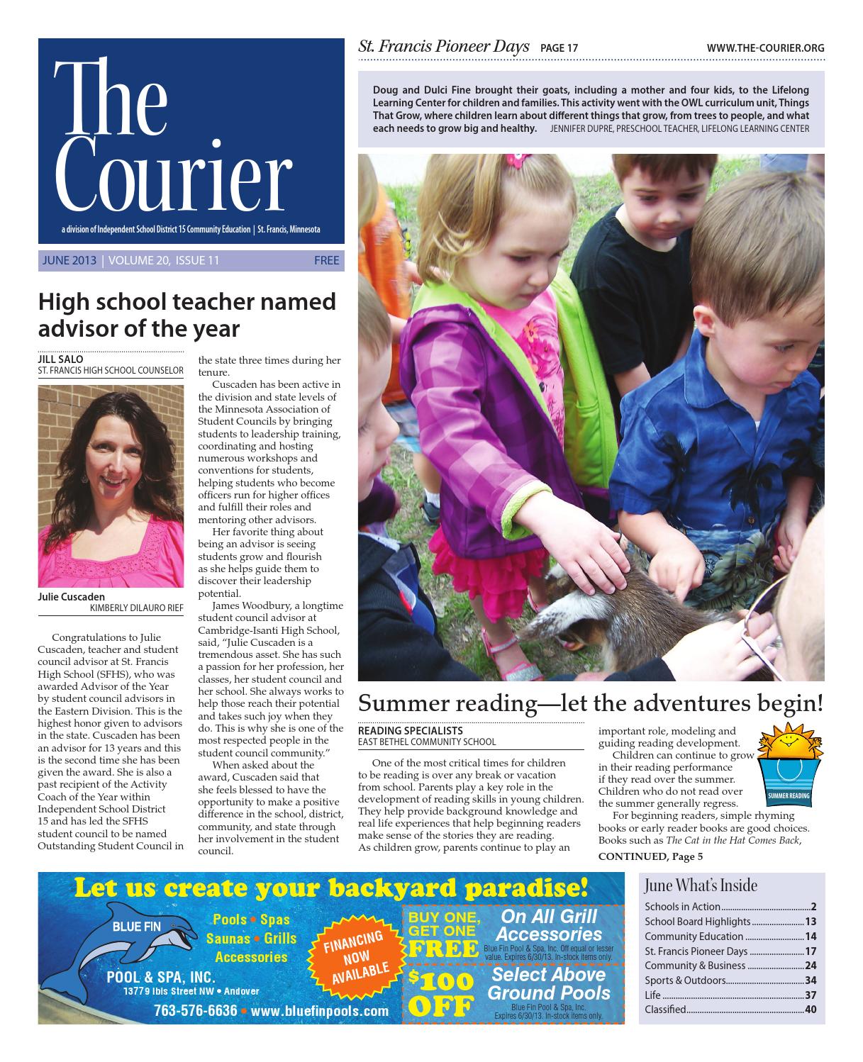 The Courier September 2013 By Independent School District 15 St The Courier September 2013 By Independent School District 15 St