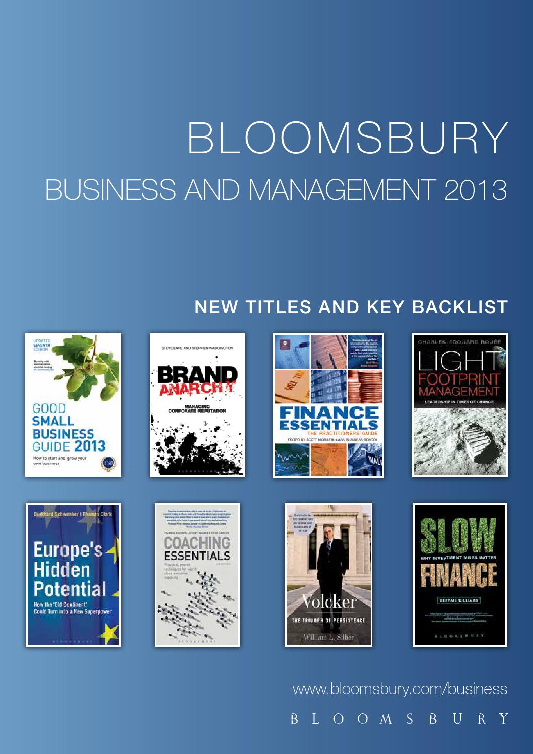 Bloomsbury Business and Management Books by Bloomsbury Publishing issuu