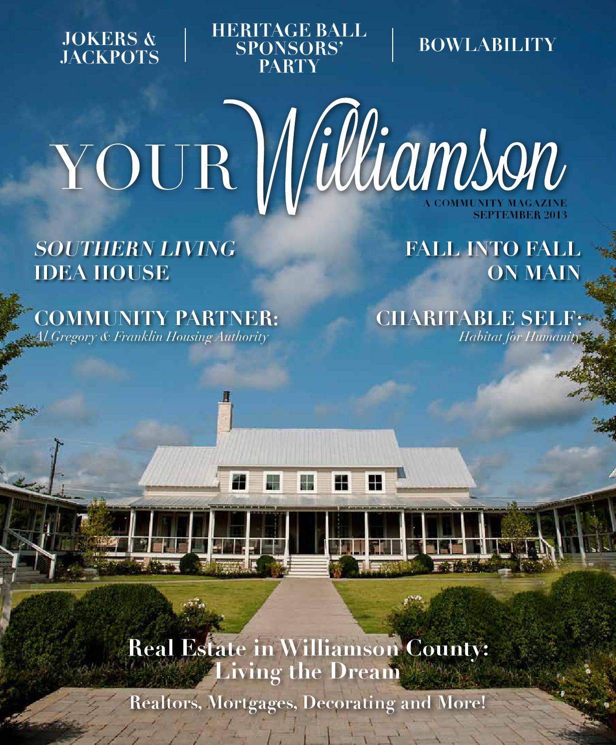 YOUR Williamson September 2013 by YOUR Williamson A Community