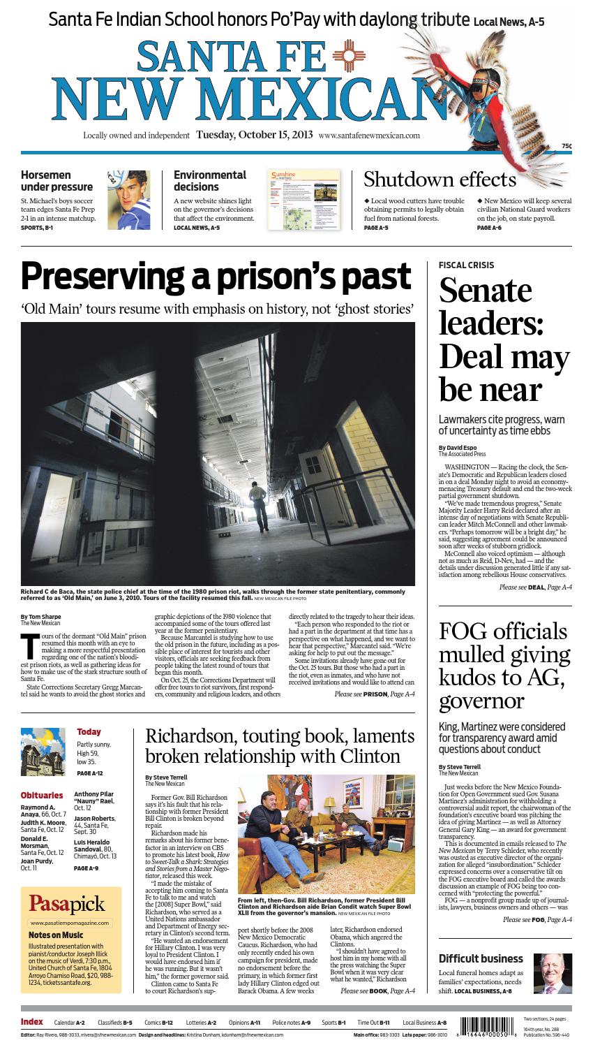 Santa Fe New Mexican Sept 26 2014 By The New Mexican Issuu Santa Fe New Mexican Sept 26 2014 By The New Mexican Issuu