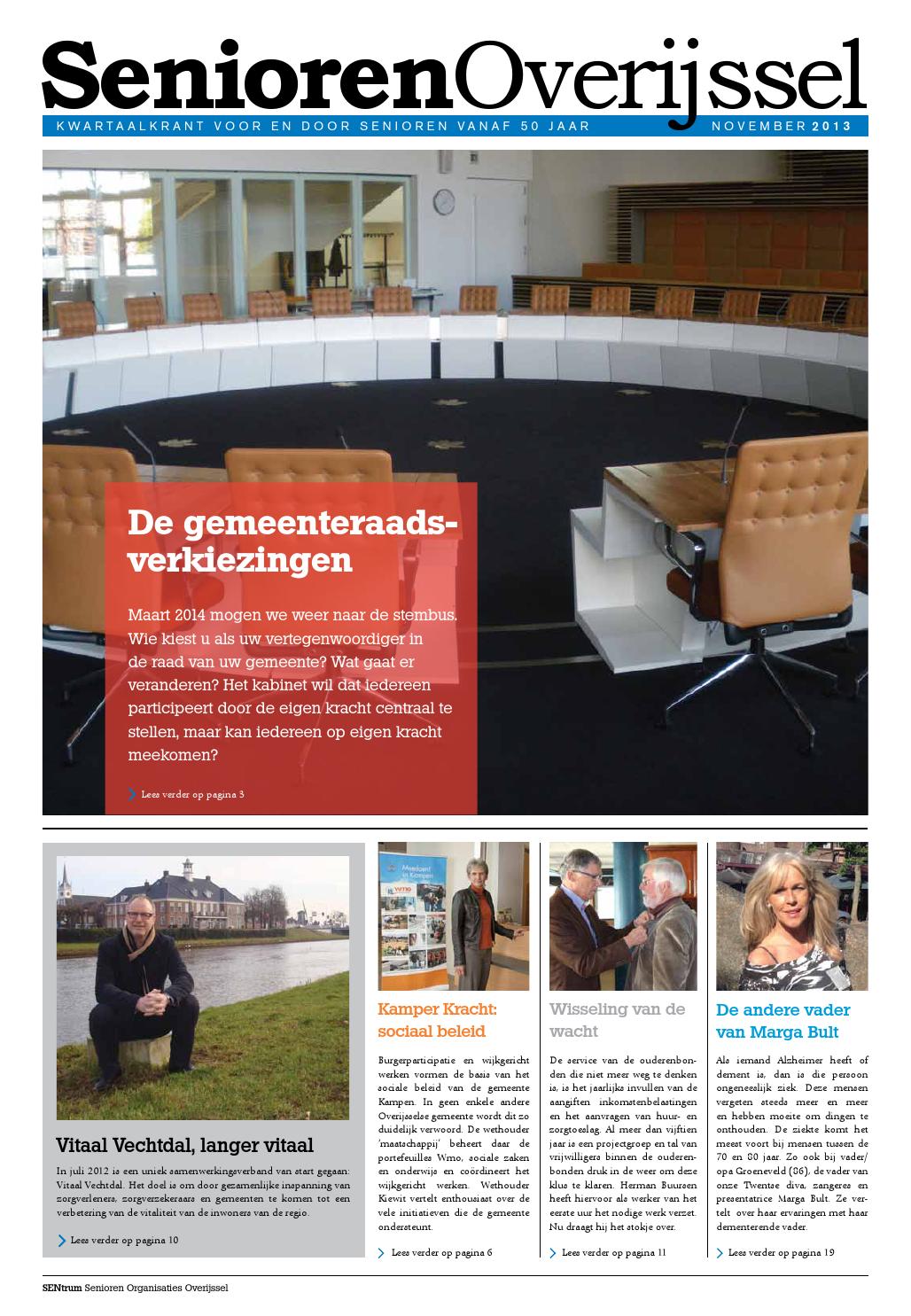 Seniorenoverijssel november 2013 by geen blad voor de mond bv ...