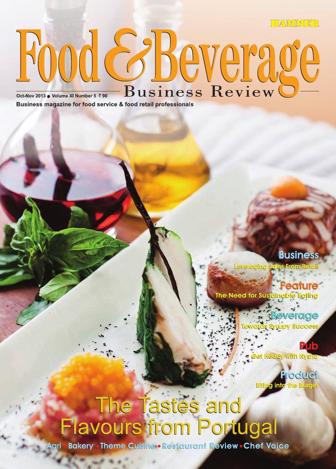 Food & Beverage Business Review (OctNov 13) The magazine for