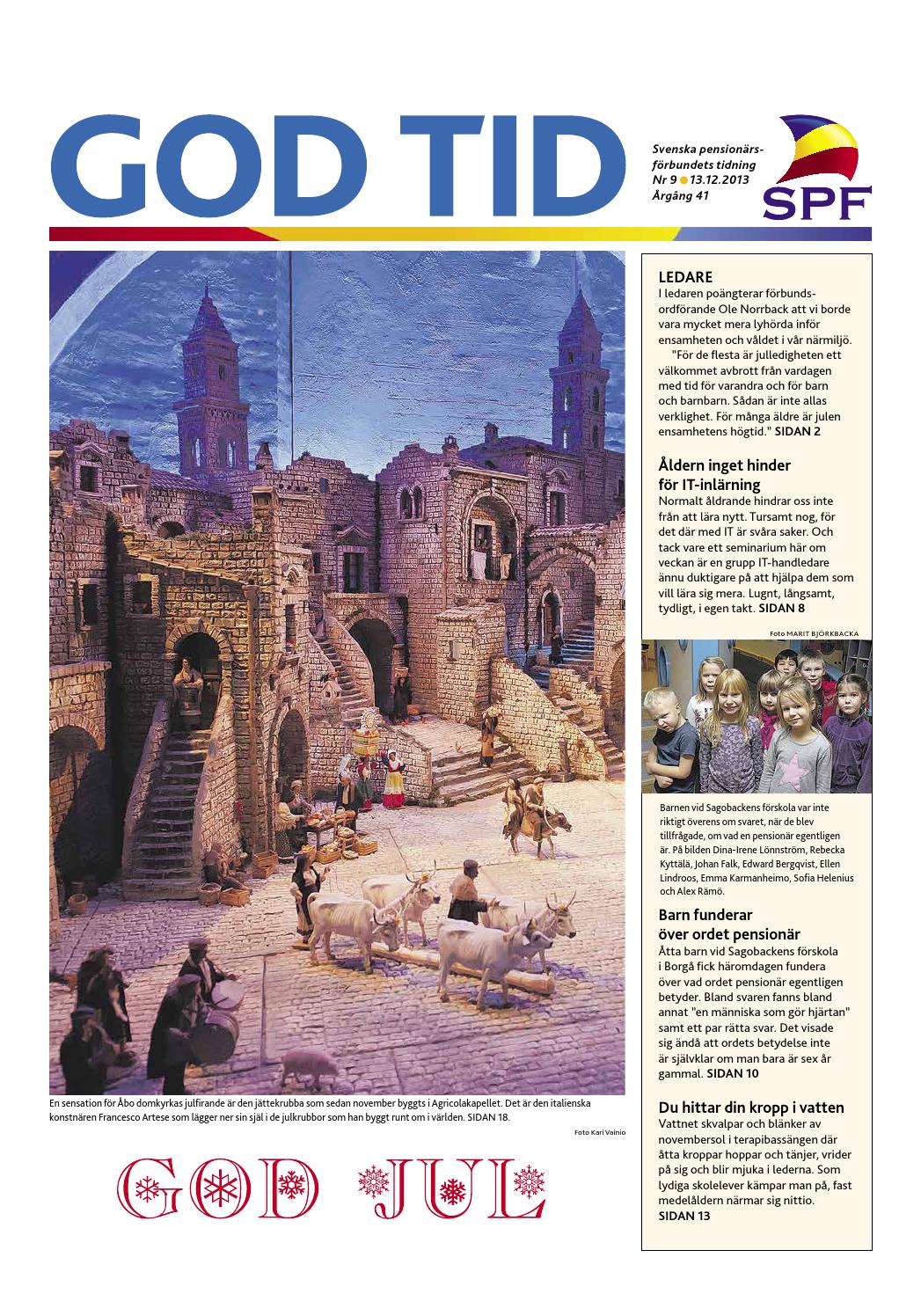 God tid nr 8 2013 by svenska pensionärsförbundet, god tid issuu