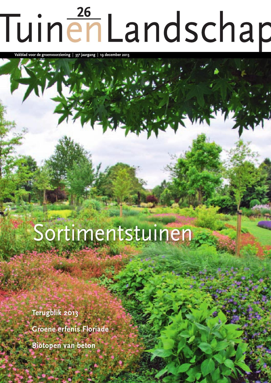 Tuin en landschap 26 by stichting vakinformatie siergewassen issuu
