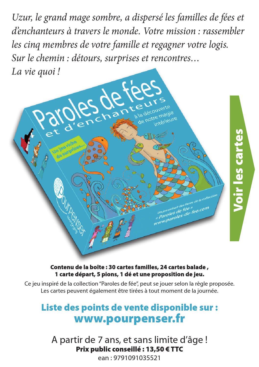 Paroles de fées et d'enchanteurs le jeu ! by Pourpenser suoıʇıpǝ issuu