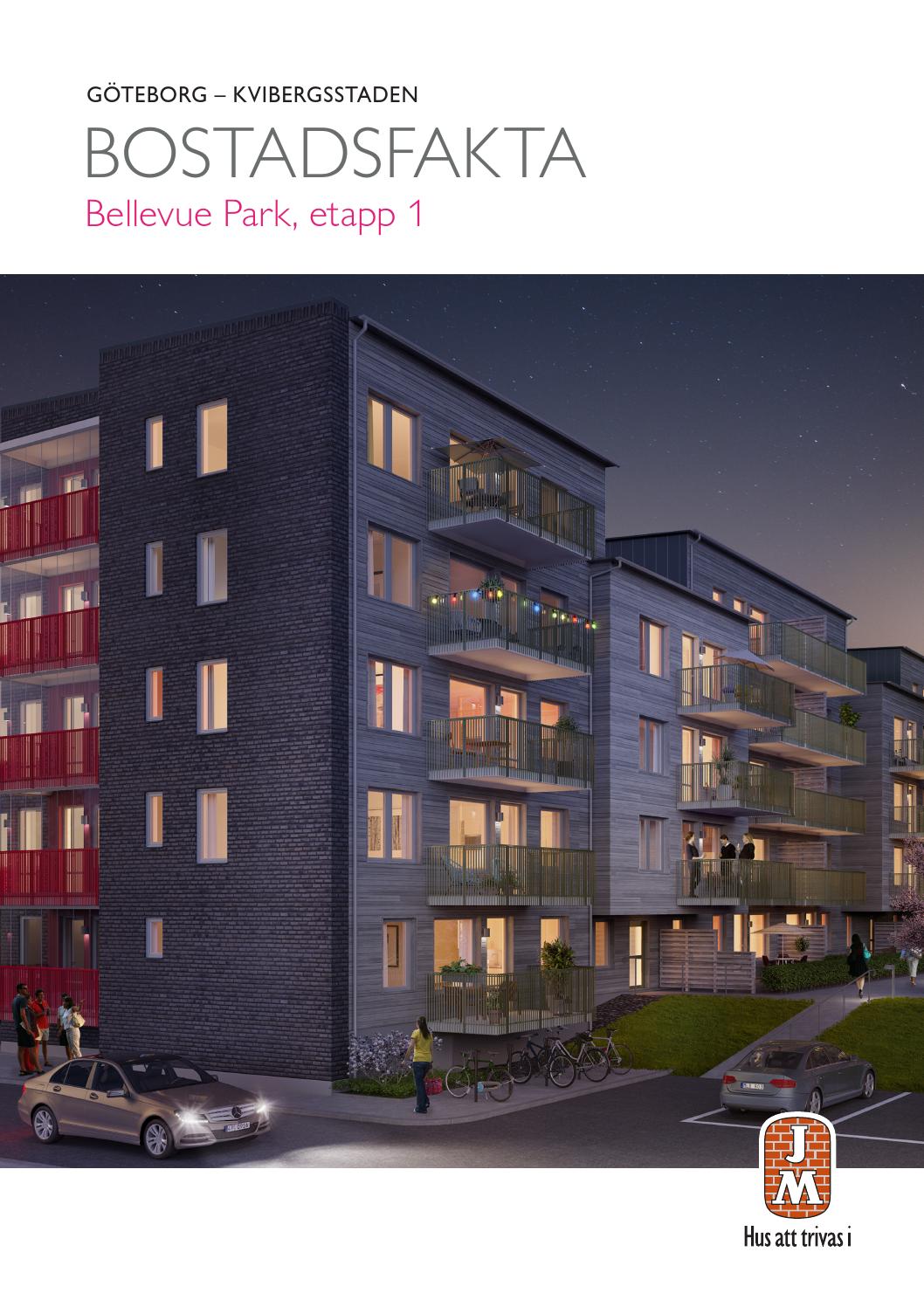 Jm, göteborg: kvibergsstaden bellevue park etapp 1, bostadsfakta ...