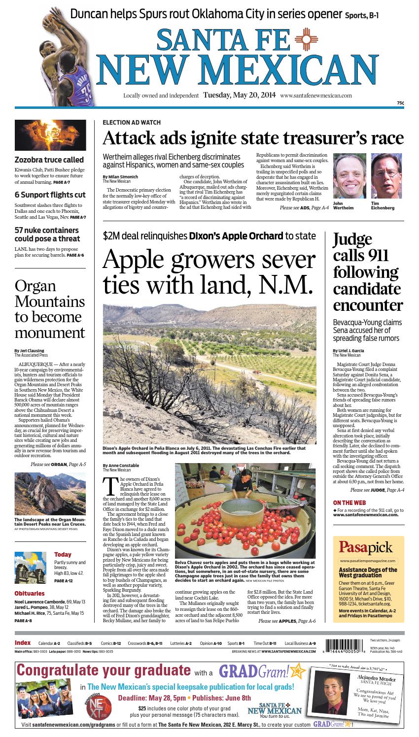 Santa Fe New Mexican Sept 26 2014 By The New Mexican Issuu Santa Fe New Mexican Sept 26 2014 By The New Mexican Issuu