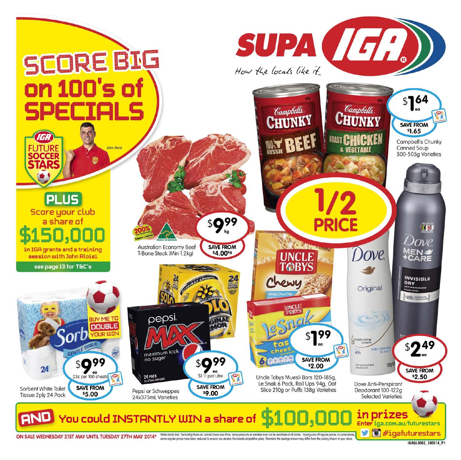 Supa IGA Catalogue May 2127, 2014 by Echo Publications issuu