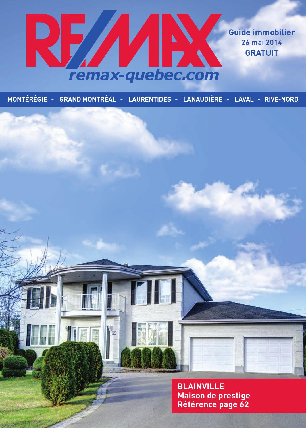 QUEBEC Remax Montreal 26 May, 2014 by YP NextHome issuu