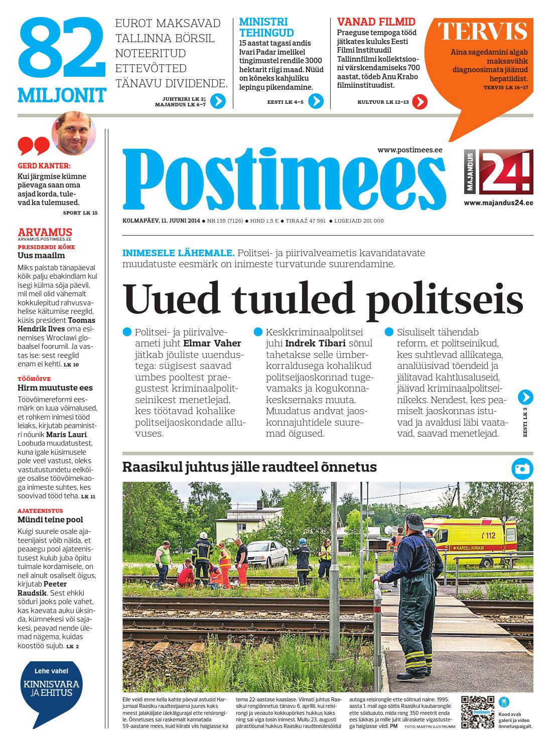 Postimees 11 06 2014 by Postimees - issuu