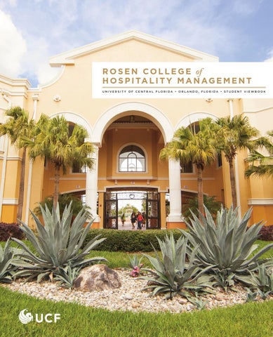 Rosen College of Hospitality Management Viewbook 2014-15 Rosen College of Hospitality Management Viewbook 2014-15
