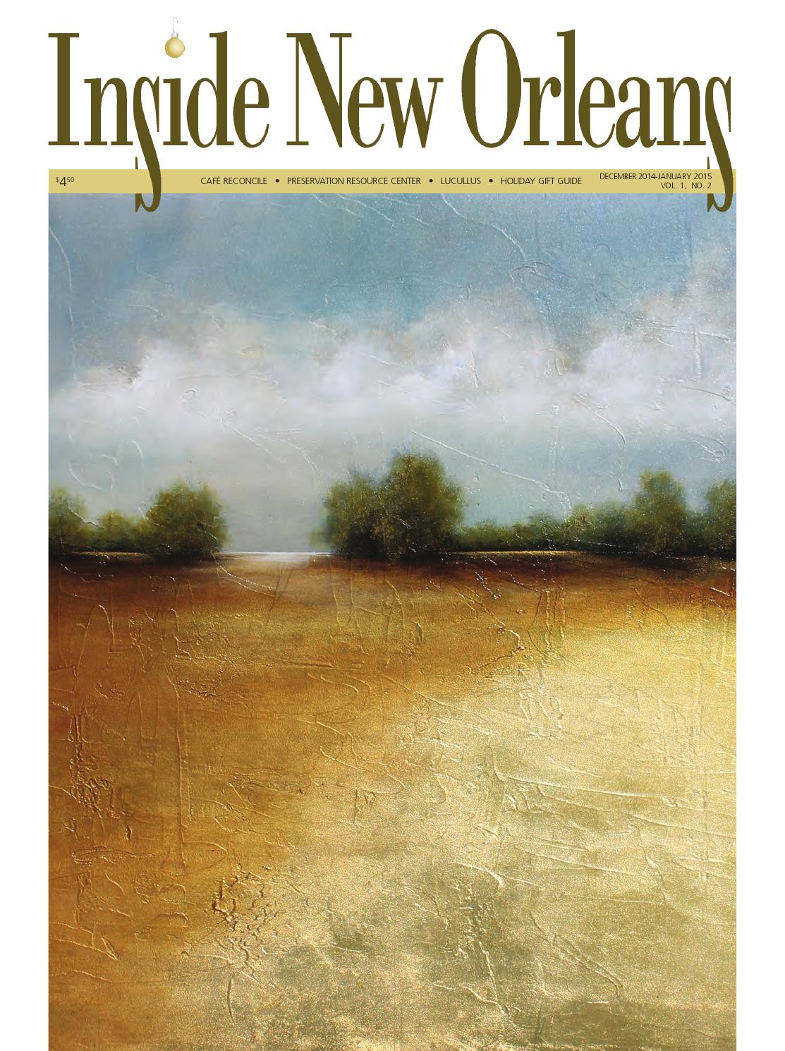 October november 2014 issue of inside new orleans by inside ... Credenza rex tre ante