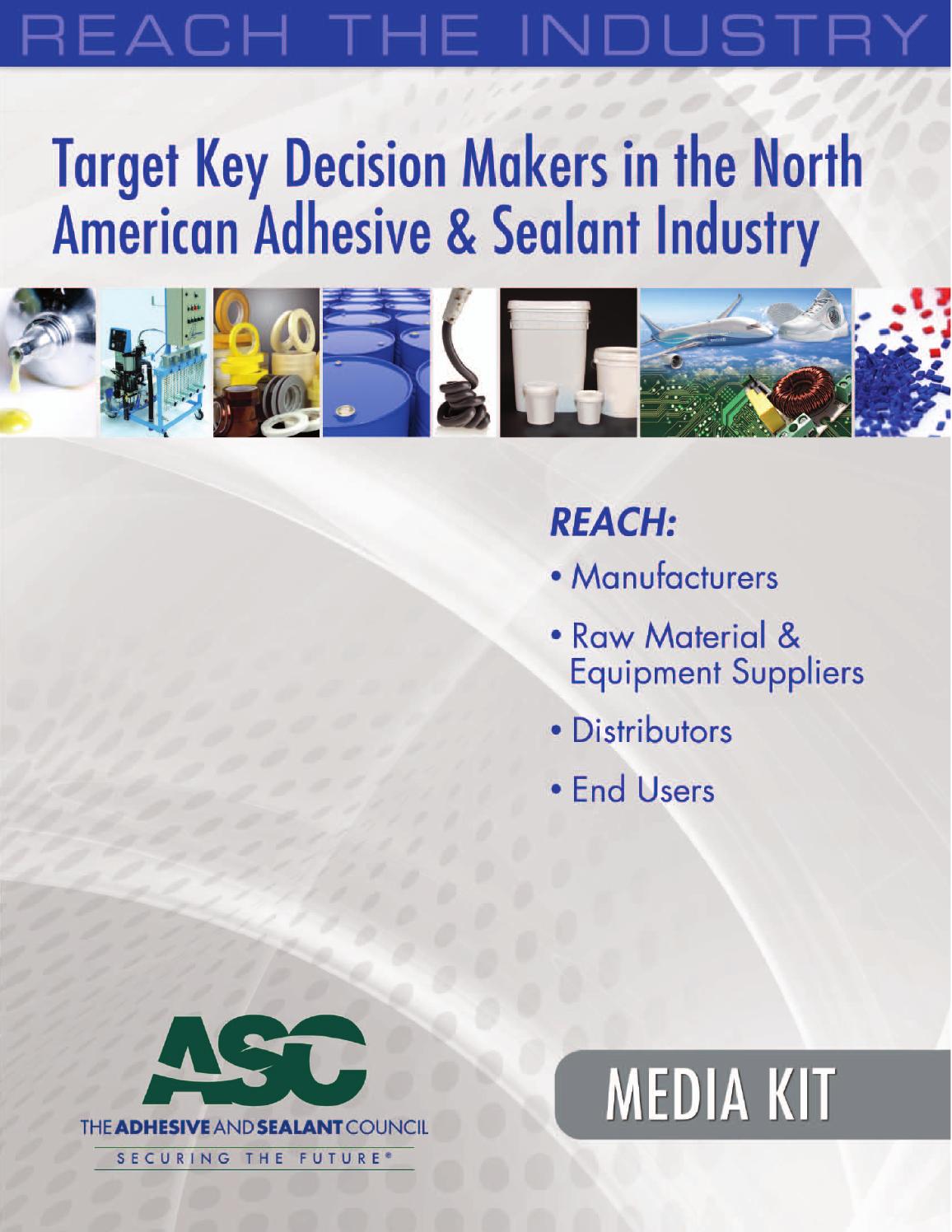 Media Kit by The Adhesive & Sealant Council issuu