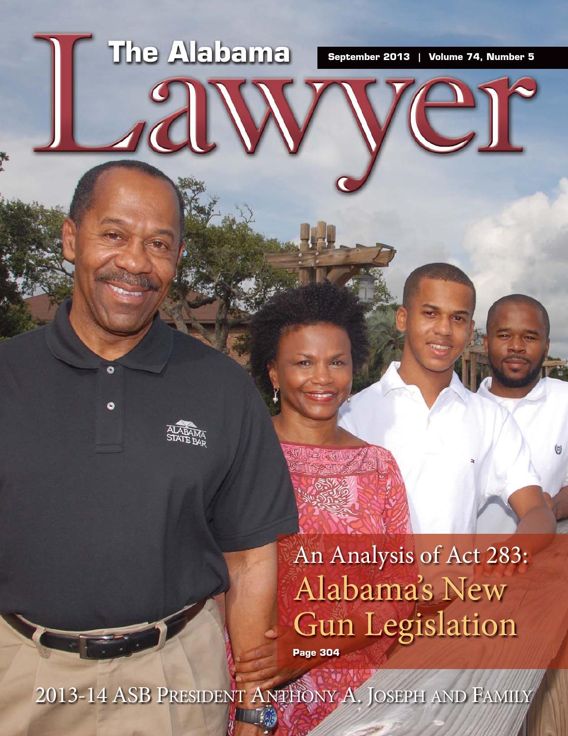 Al lawyer sept 2013 by Alabama State Bar Association issuu