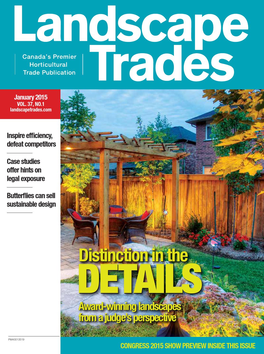January Landscape Trades 2015 By Mike Wasilewski Issuu January Landscape Trades 2015 By Mike Wasilewski Issuu