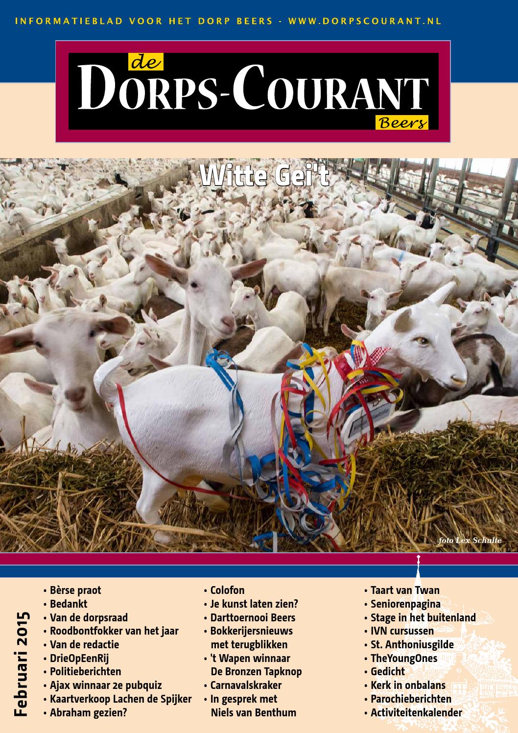 Dorps courant februari 2015 198 by dorps courant issuu Slaapkamers armoedige set