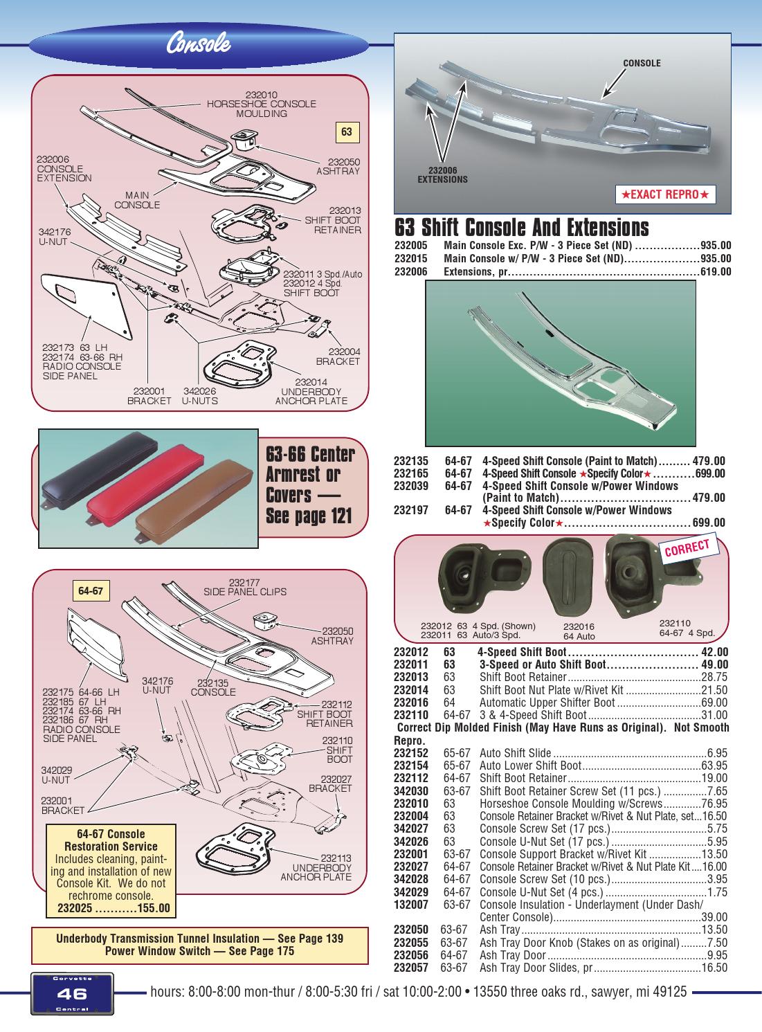 Corvette Central C2(6367) Corvette Parts Catalog by Corvette Central