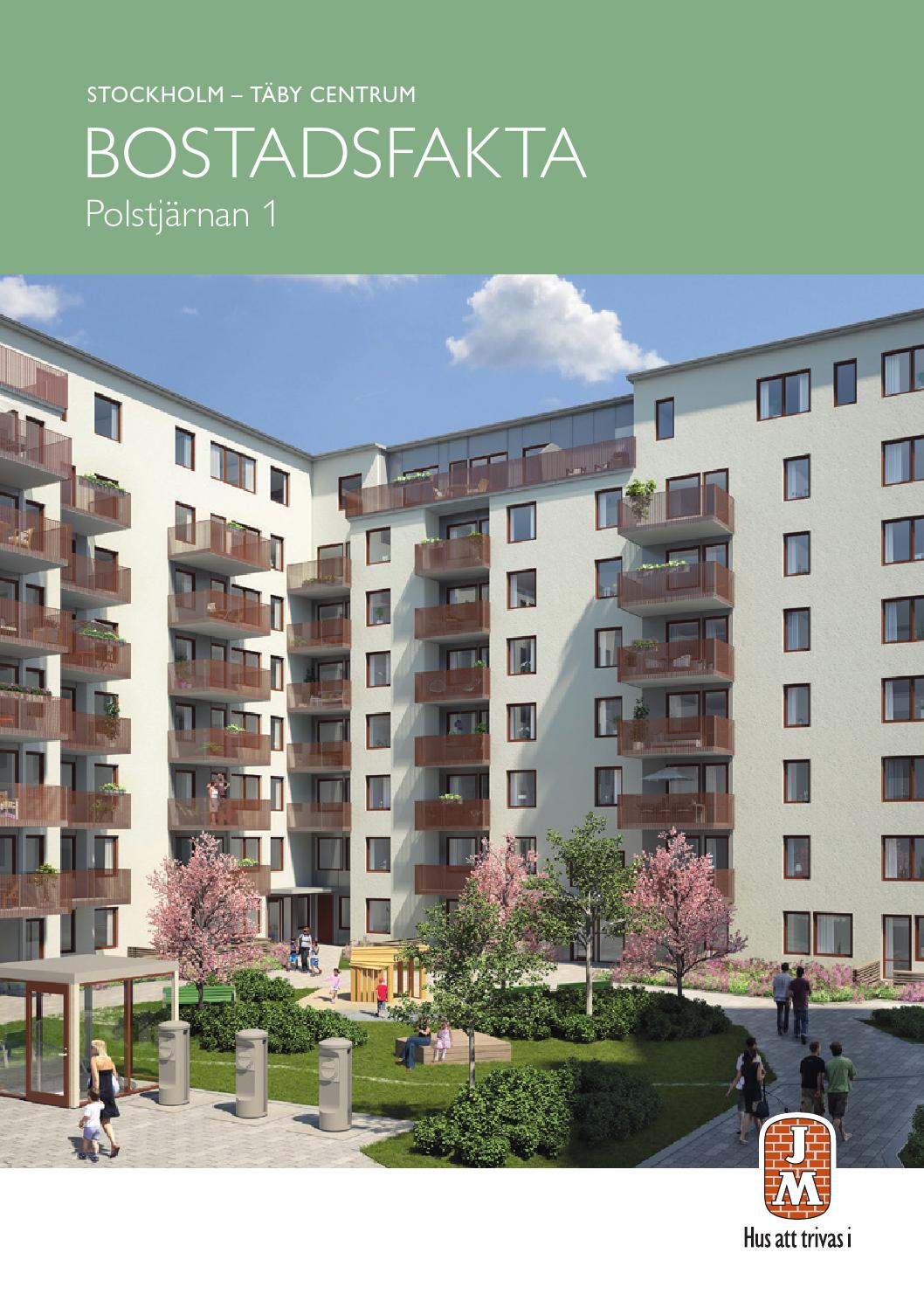 Jm, stockholm: täby centrum polstjärnan. bostadsfakta by jm ab ...