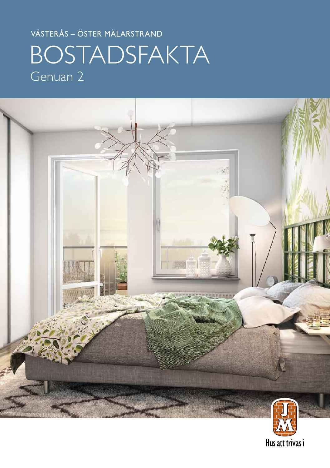 Jm, västerÃ¥s: Ãster mälarstrand genuan 2, bostadsfakta 2015 by ...