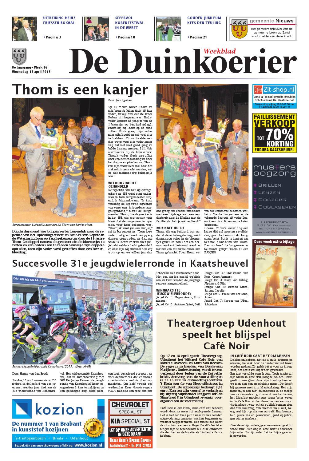 De duinkoerier 15 04 2015 by uitgeverij em de jong issuu