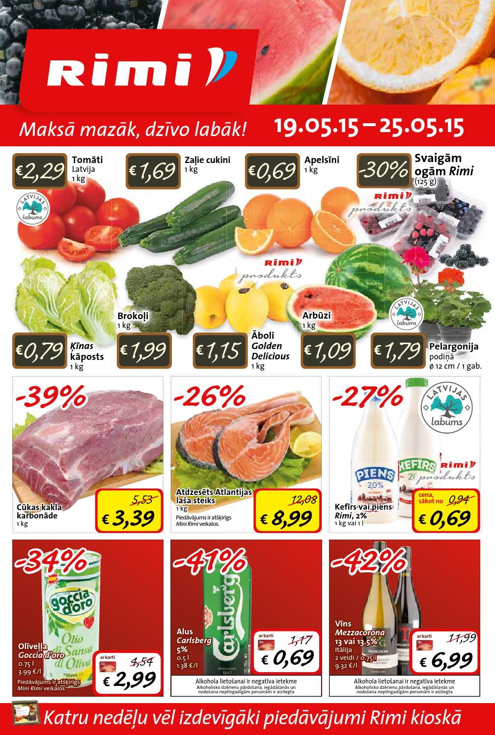 Rimi 19.05.-25.05.2015 by Rimi Latvia - issuu