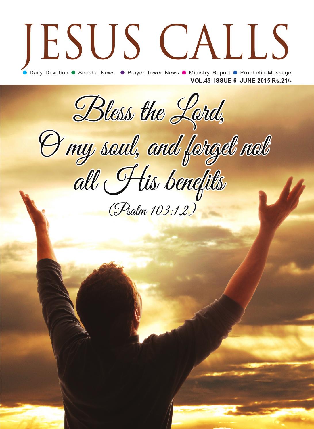 Jesus calls (English) June 2015 by Jesus Calls issuu