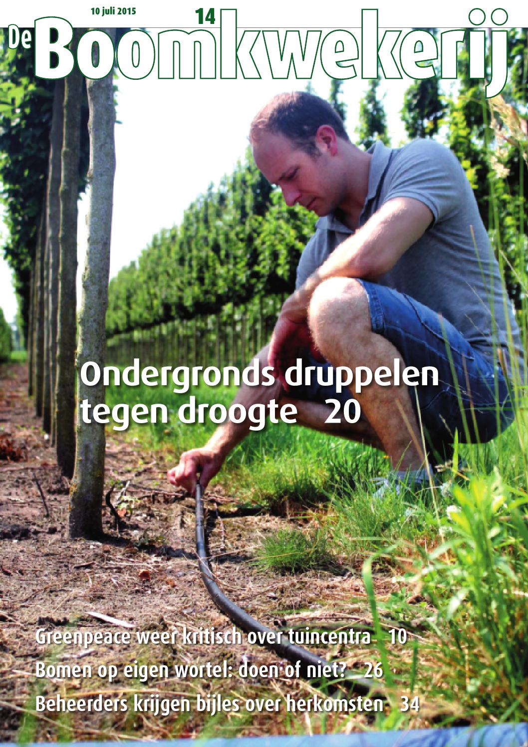 Boomkwekerij 36 2013 by stichting vakinformatie siergewassen issuu Grot bouwen de kwekerij