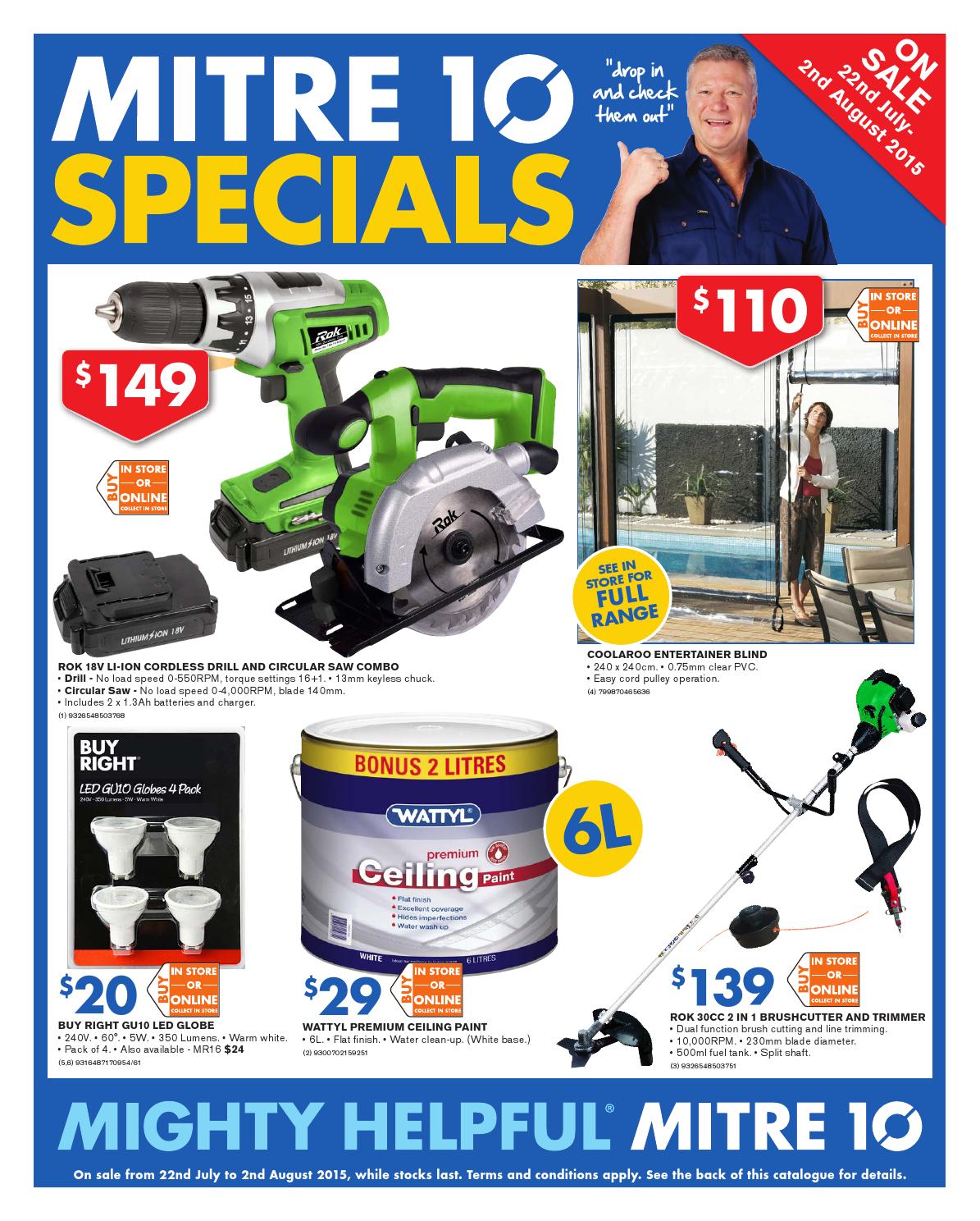 Mitre10 Catalogue 22 July to 2 August 2015 by Echo Publications issuu
