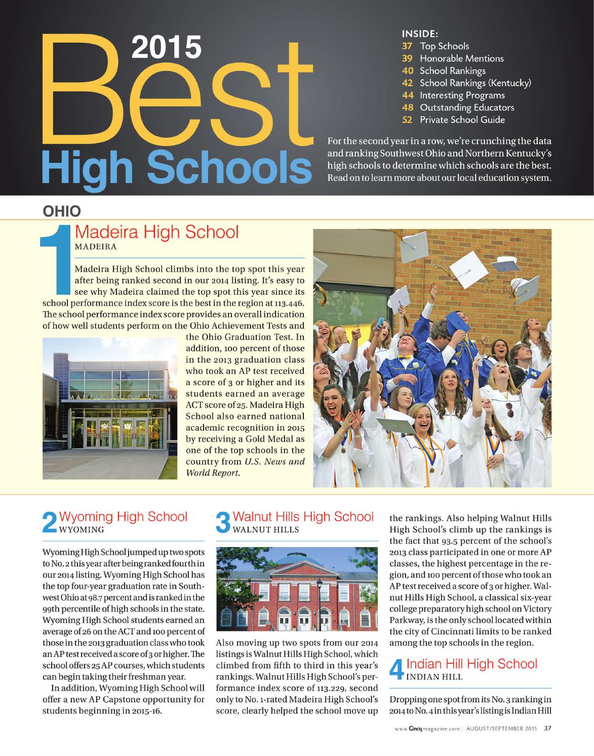 Best High Schools 2015 by Cincy Magazine (page 1) issuu