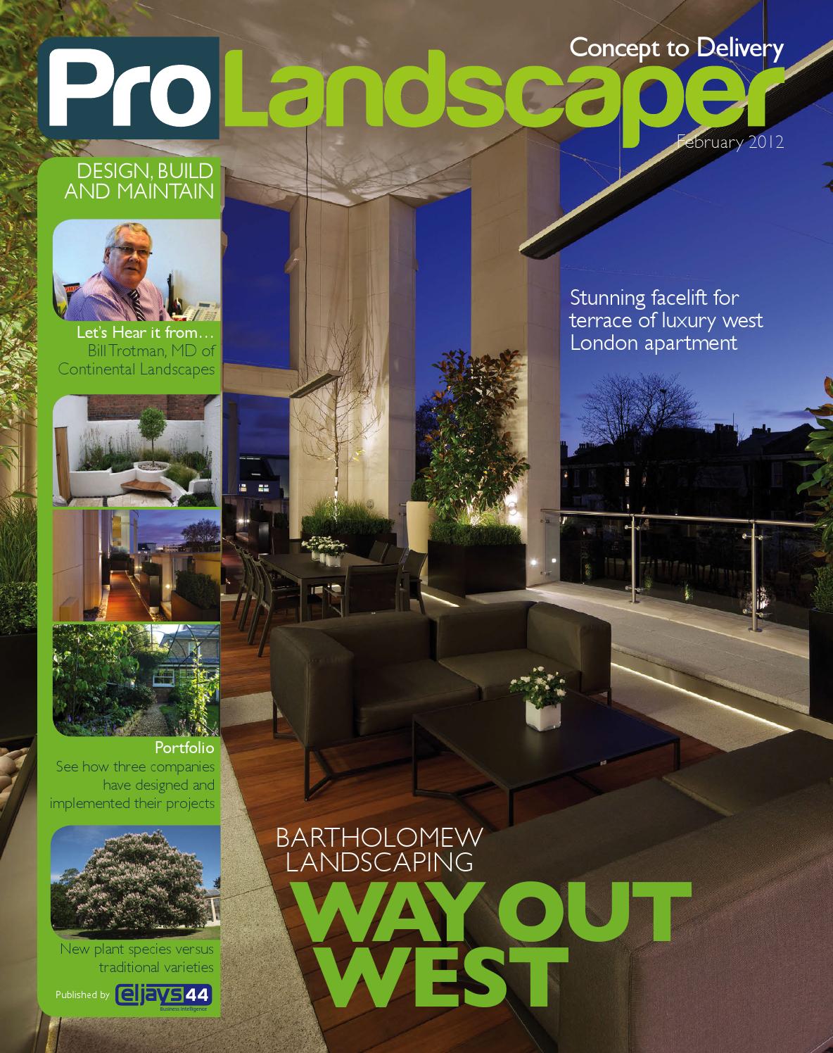 Pro Landscaper February 2012 By Eljays44 Issuu Pro Landscaper February 2012 By Eljays44 Issuu